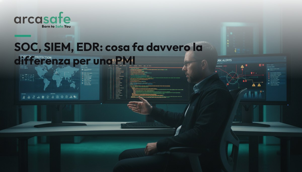 SOC, SIEM, EDR: cosa fa davvero la differenza per una PMI